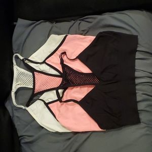 Fruit Of The Loom 3 Piece Sports Bra Set XXL